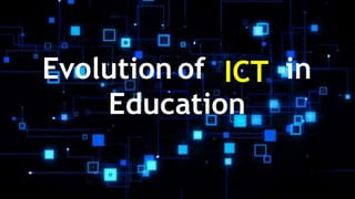 Evolution of in
Education
ICT
 