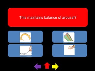 This maintains balance of arousal?

 