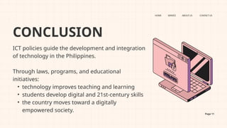 Comprehensive Roadmap and Standards for ICT Integration in Philippine ...