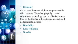 Ed tech 2. Evaluating Technology | PPTX