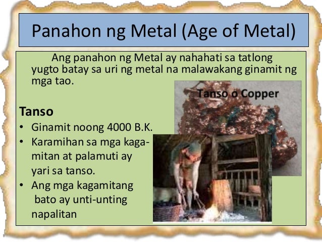 Ano Ang Panahon Ng Paleolitiko Neolitiko At Metal - lapanahon