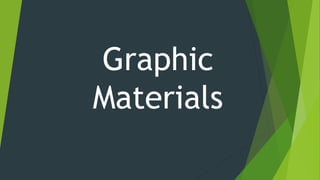 Visual Materails Educational Technology Graphic/Audio Visual Materials | PPTX