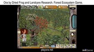 Ora by Dried Frog and Landcare Research. Forest Ecosystem Game.
playora.net
 