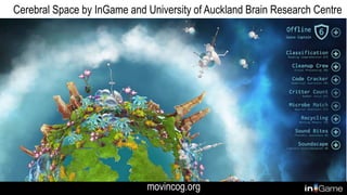 Cerebral Space by InGame and University of Auckland Brain Research Centre
movincog.org
 