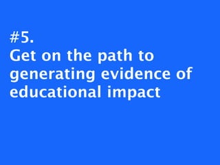 Impactful Edtech: The role of evidence in education businesses