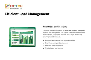EdTech CRM Software Solutions for Enhanced Lead and Admission ...