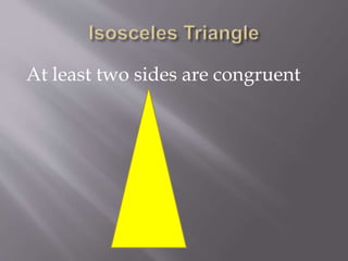 At least two sides are congruent
 