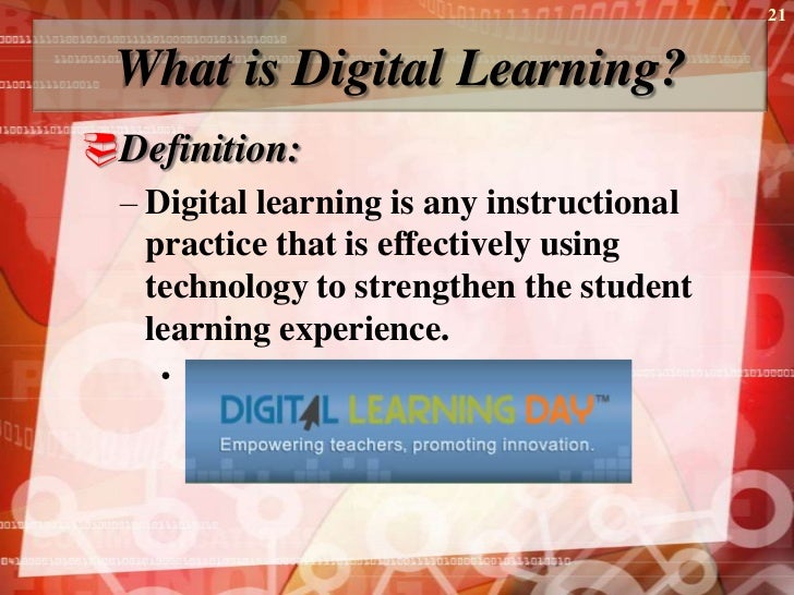 Educational technology and digital learning