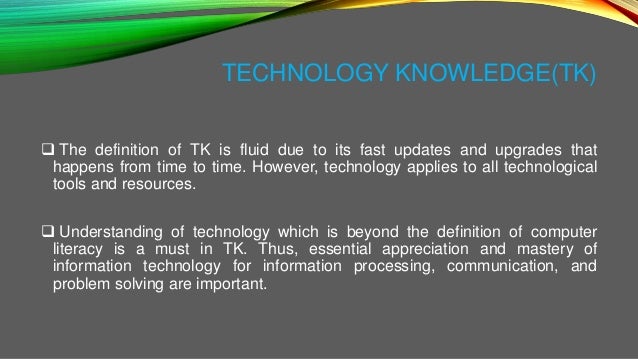 Technology pedagogical content knowledge (tpack) and technology integ…
