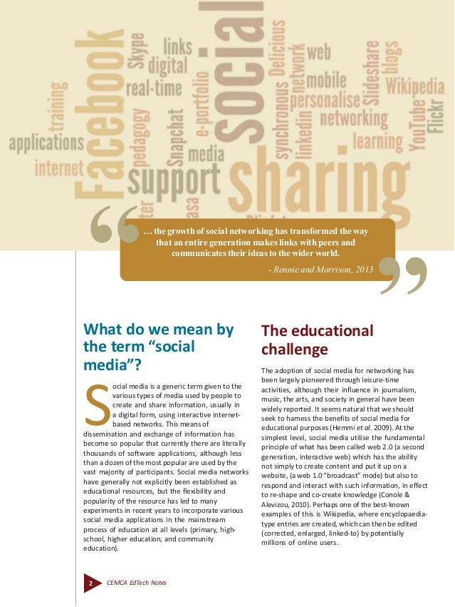 Using Social Media in Higher Education