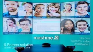 6 Screen solution
Mashme Demo Room, Madrid
 