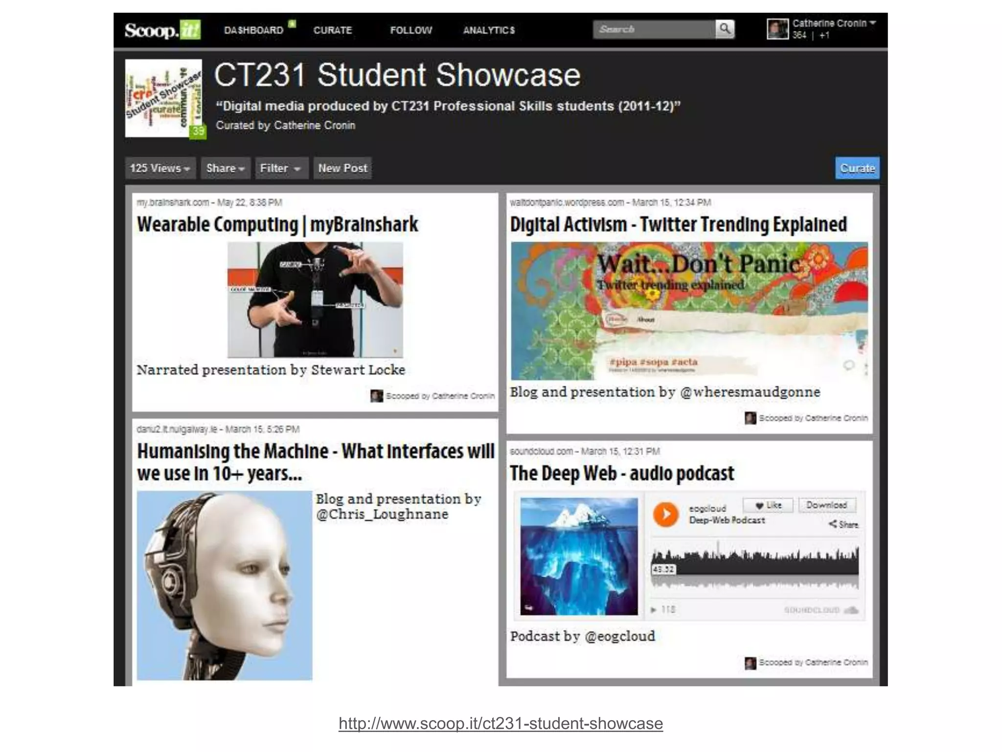 openness • social media • student voice/choice


                Social Media
       enables connection and learning
       across the (artificial) boundaries
              of time and space


    TIME... class time, term time, academic year

    SPACE... classrooms, labs, desks, buildings
 