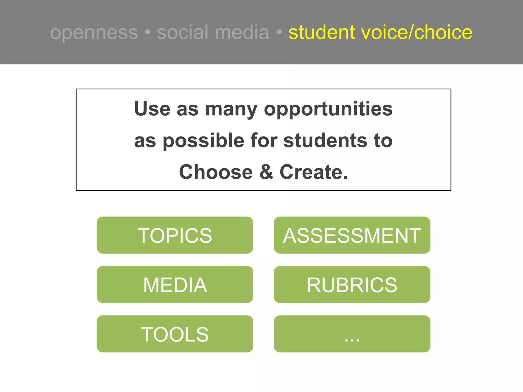 WHAT
   would
    YOU
like to create?
 