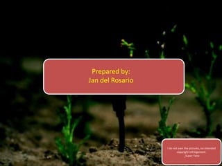 Prepared by:
Jan del Rosario
I do not own the pictures, no intended
copyright infringement.
_Super Yano
 