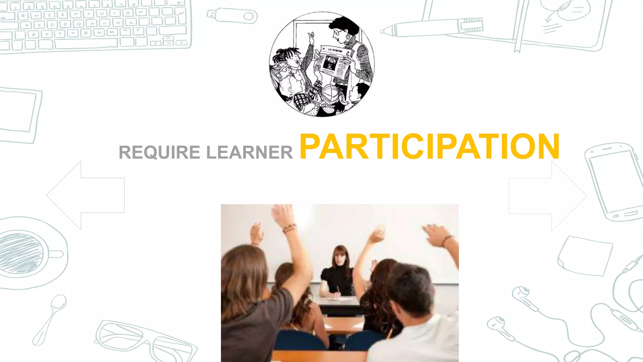 REQUIRE LEARNER PARTICIPATION
 