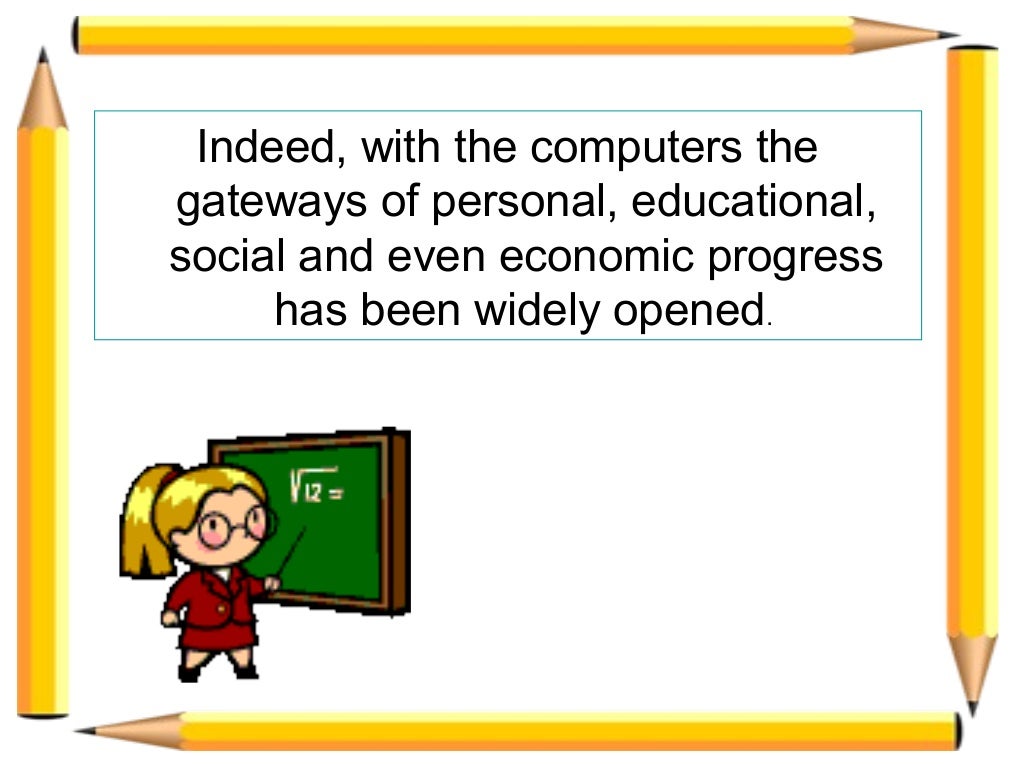 Computer as Aids to Teaching