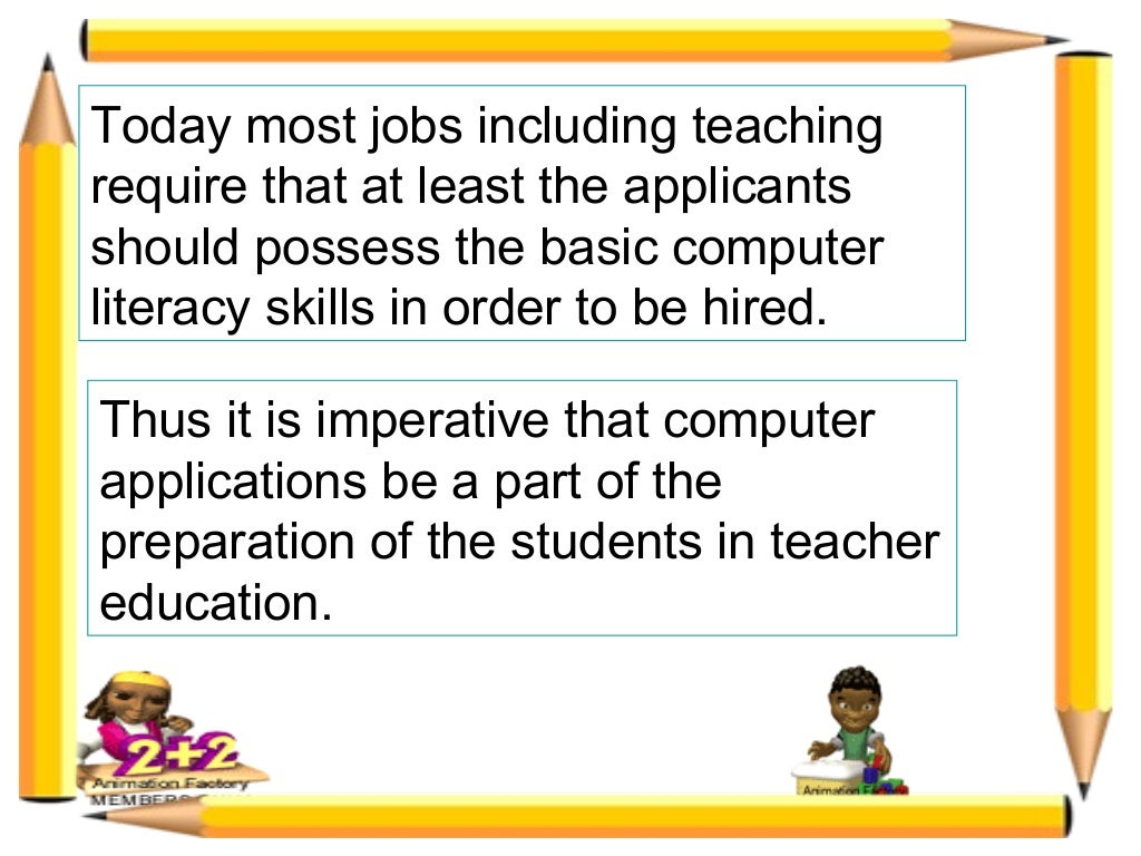 Computer as Aids to Teaching