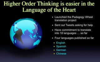 Padagogy Wheel Presentation EdtechSA Adelaide 160715