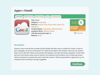 Teaching Executive Functioning Skills Using Google Tools and Apps | PPTX