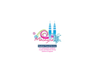 Student Travel Review
Co-authored by students
as part of EdTerra’s Young
Authors Program
 