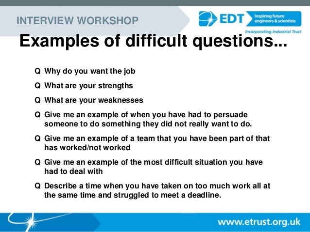 job interview weaknesses examples