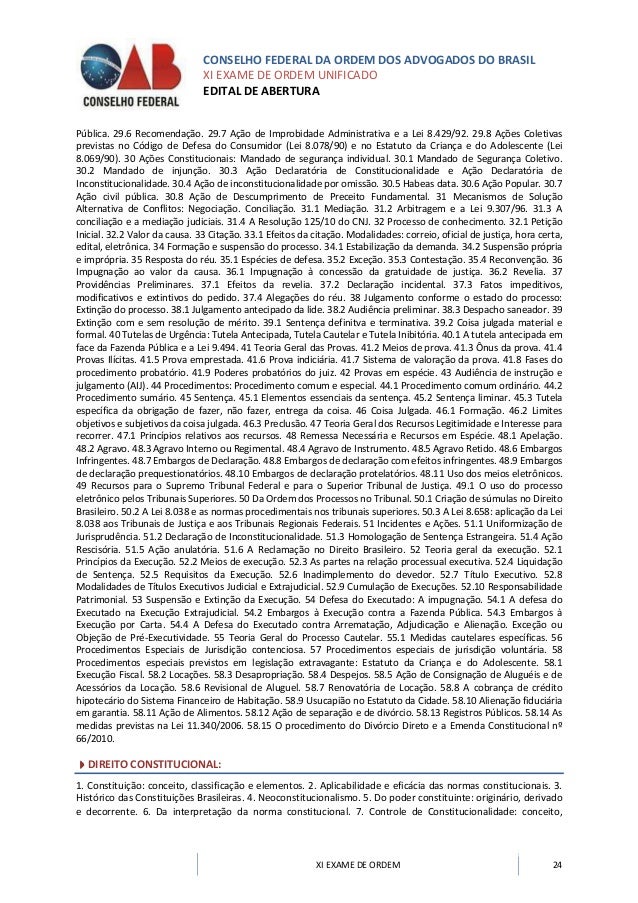 Exame de ordem 2013