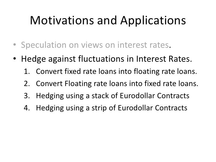 Interest rate futures trading strategies