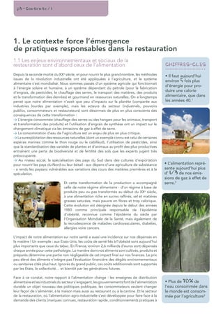 ETUDE DE TENDANCES « RESTAURATION ET DÉVELOPPEMENT DURABLE » (2010)