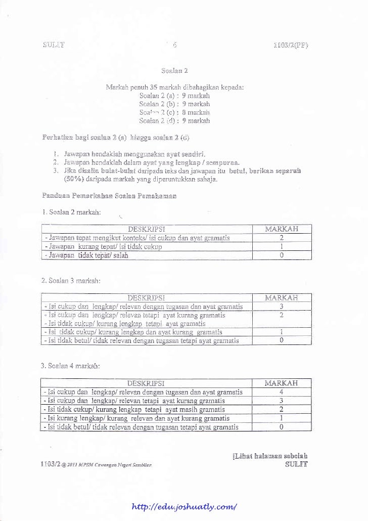 [Edu.joshuatly.com] negeri sembilan spm trial 2011 b.melayu answer