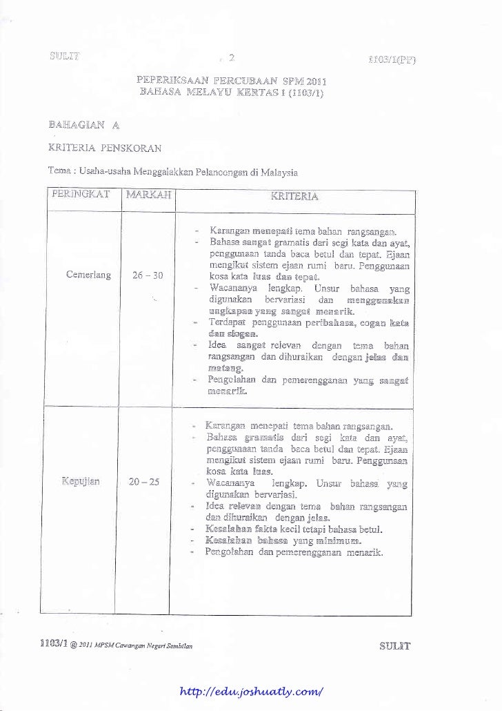 [Edu.joshuatly.com] negeri sembilan spm trial 2011 b.melayu answer