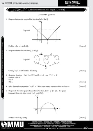 ADD MATHS 3 | PDF