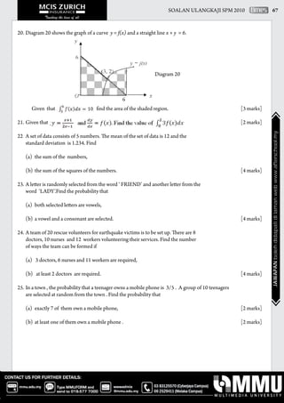 ADD MATHS 3 | PDF