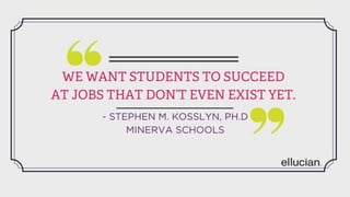 Quotes from Ellucian World Tour & Educause 2016