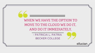 Quotes from Ellucian World Tour & Educause 2016