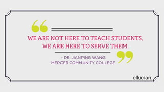 Quotes from Ellucian World Tour & Educause 2016