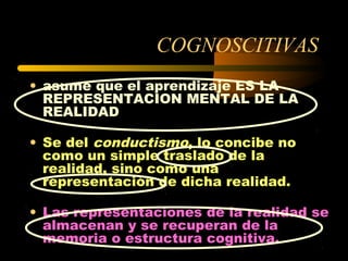 TEORÍAS DEL APRENDIZAJE EN EDUCACIÓN SUPERIOR | PPT
