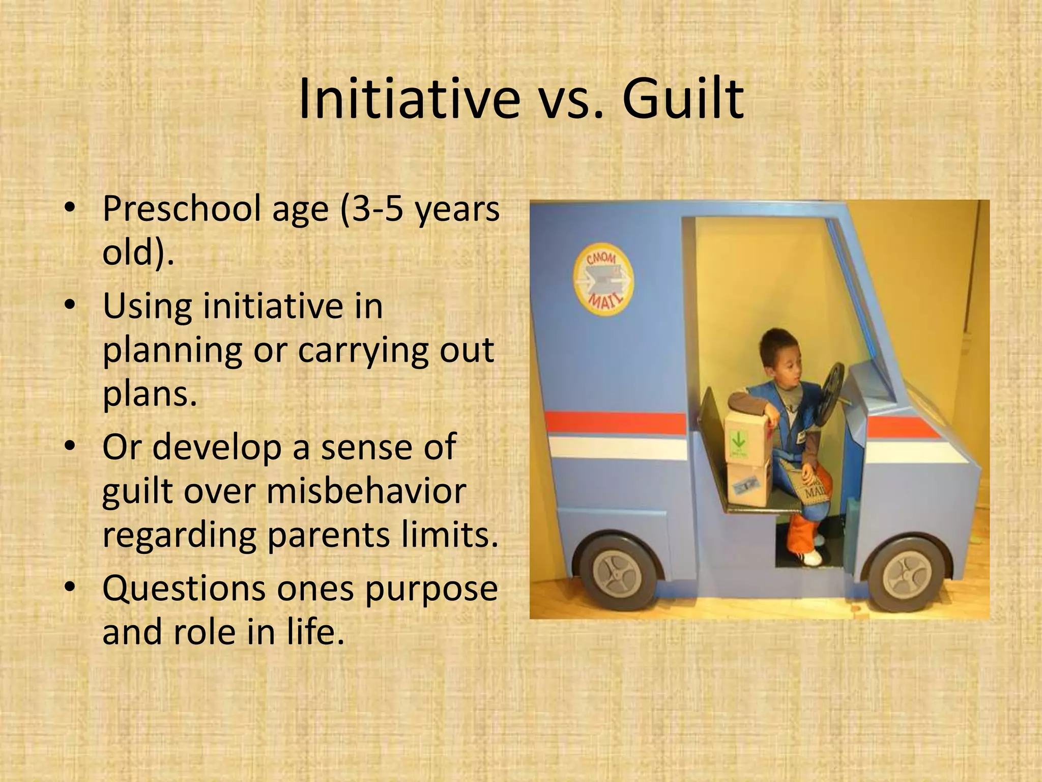 Toddler Initiative Erikson's Psychosocial Stages of Developmetn | PPTX