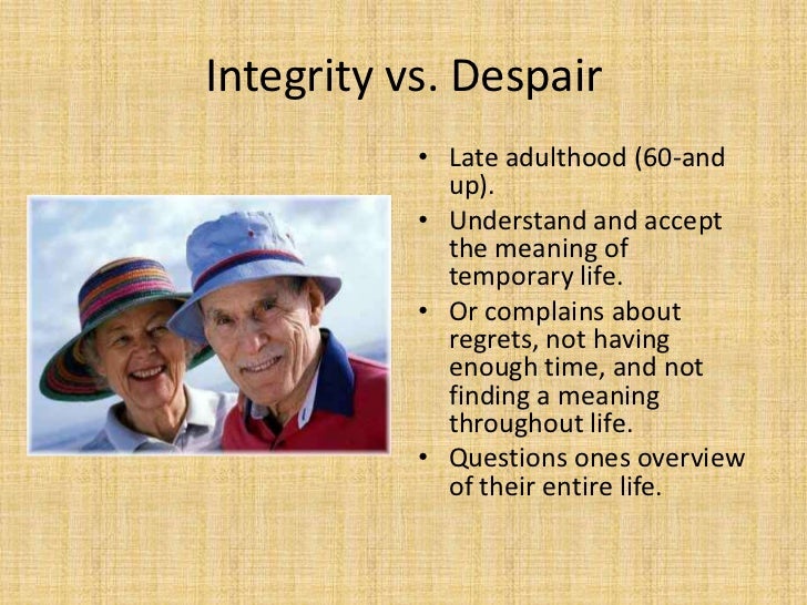 ego integrity vs despair ego integrity vs despair