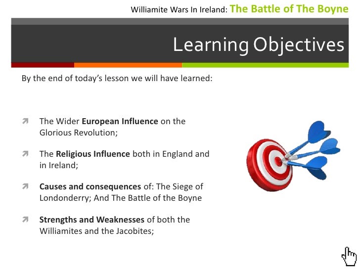 edu301 lesson plan draft the williamite wars in ireland the boyne