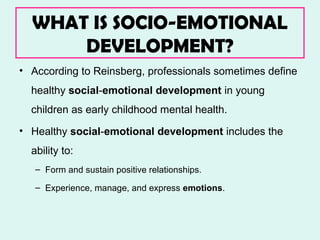 socio emotional development of children in primary school ages 6