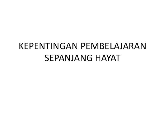 Doc Pembelajaran Sepanjang Hayat Shahnun Yusop Academia Edu
