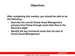 Oracle Assets | PPT