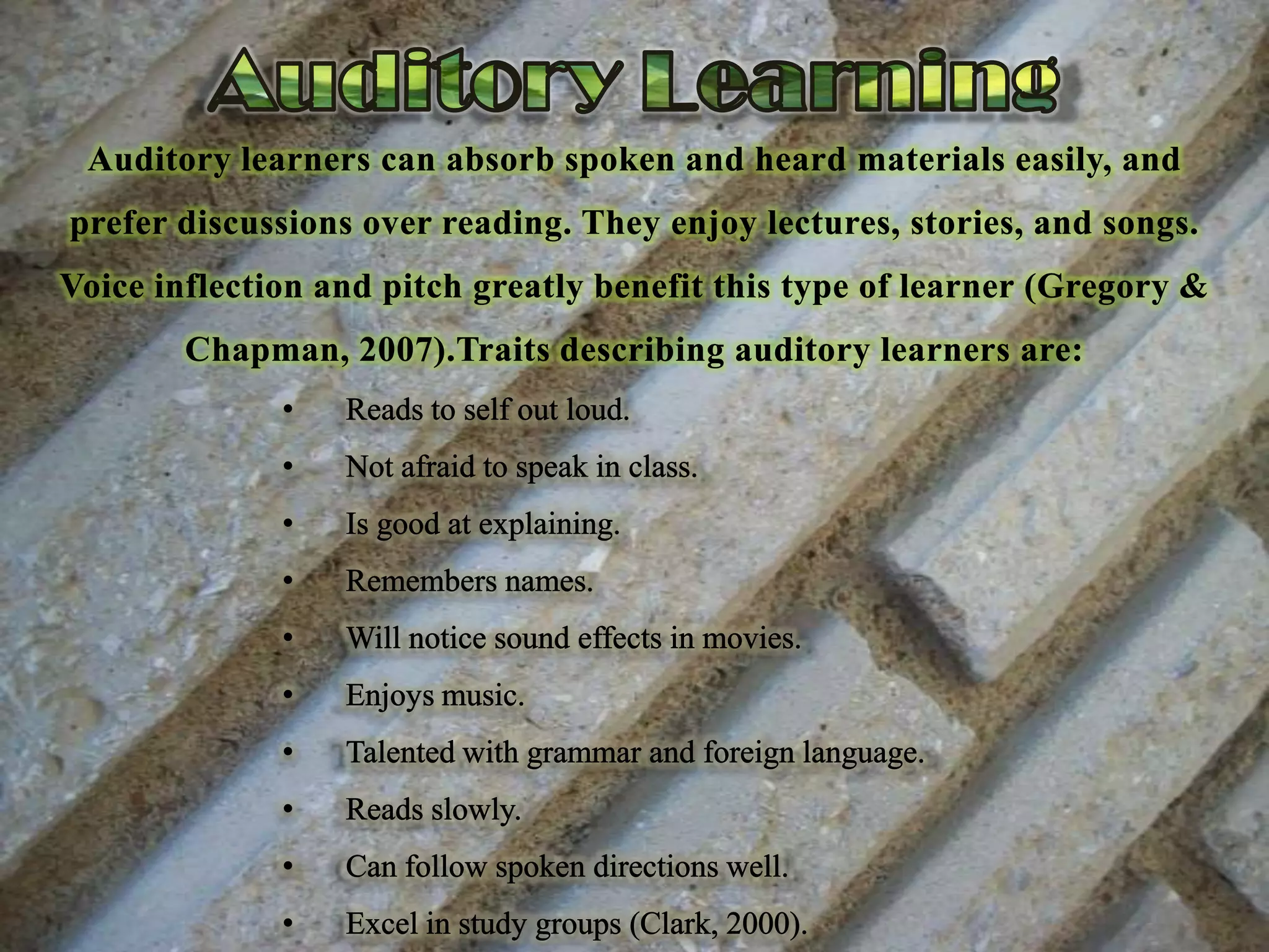 Think awhile before fully understanding lectures.