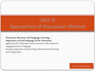 Effective Classroom Discussion Methods for Language Learning and ...