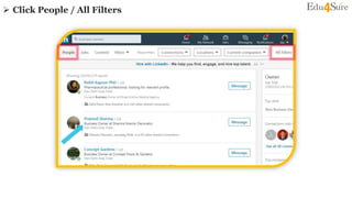  Click People / All Filters
 