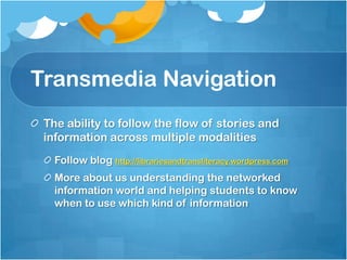 SimulationThe ability to interpret and construct dynamic models of real world processesExtension of performance and playSecond LifeModel City Council/Local Government (Grade 6 Social Studies) and Mock ElectionsBoard Games – Chris (Risk, Pandemic, etc.)Sim City