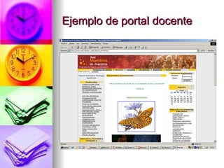 Ejemplo de portal docente