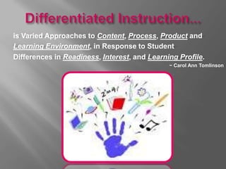Edu 610 Final Project Differentiated Instruction Powerpoint With Sound ...