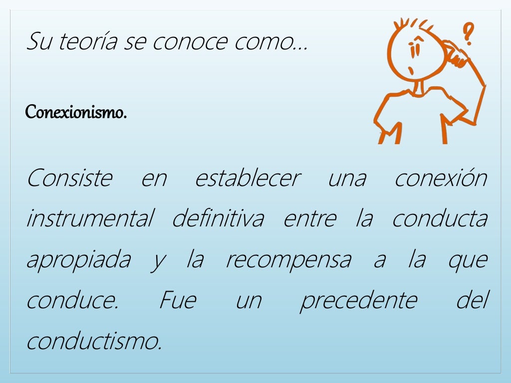 Teoría de Edward Thorndike
