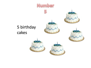 Number55 birthday cakes